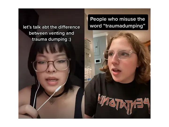 Screengrabs from TikTok (@jusdani, @awkwardmarina)