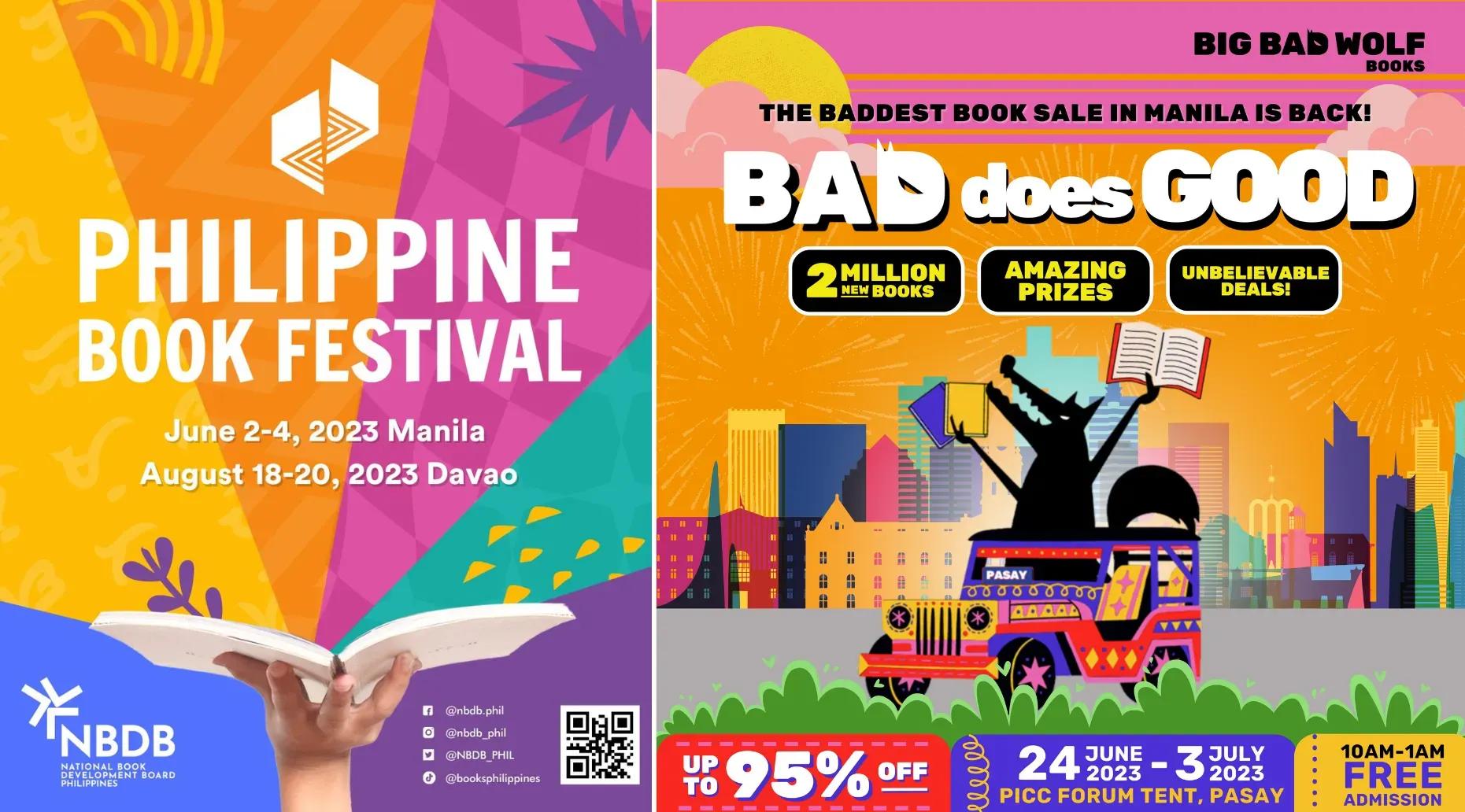 (Photos from @bookfestph and @bbwbooksphilippines/Facebook)